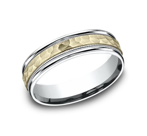 Benchmark Sculpted 6.0mm Wedding Band-image