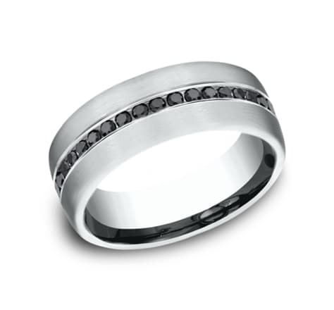 Benchmark Diamond 7.5mm Wedding Band-image